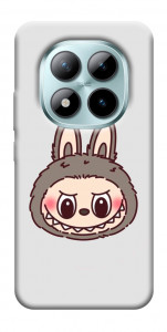 Чехол Labubu grey для Xiaomi Redmi Note 15 Pro 5G