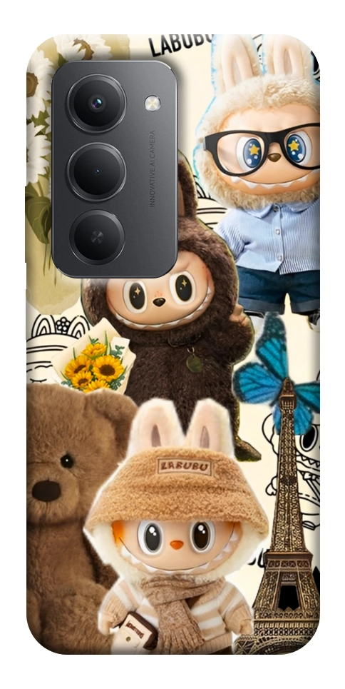 Чохол Labubu mood для Xiaomi Redmi 15 (Europe version)