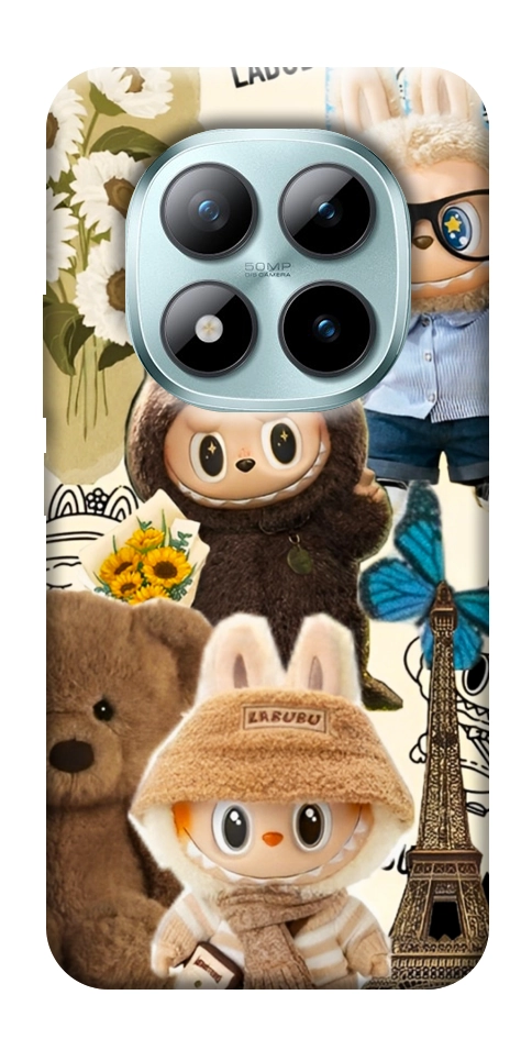 Чехол Labubu mood для Xiaomi Redmi Note 15 Pro+ 5G