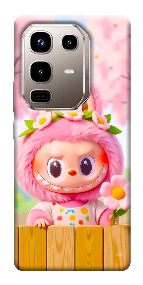 Чехол Labubu flower для Infinix Note 50 Pro 4G