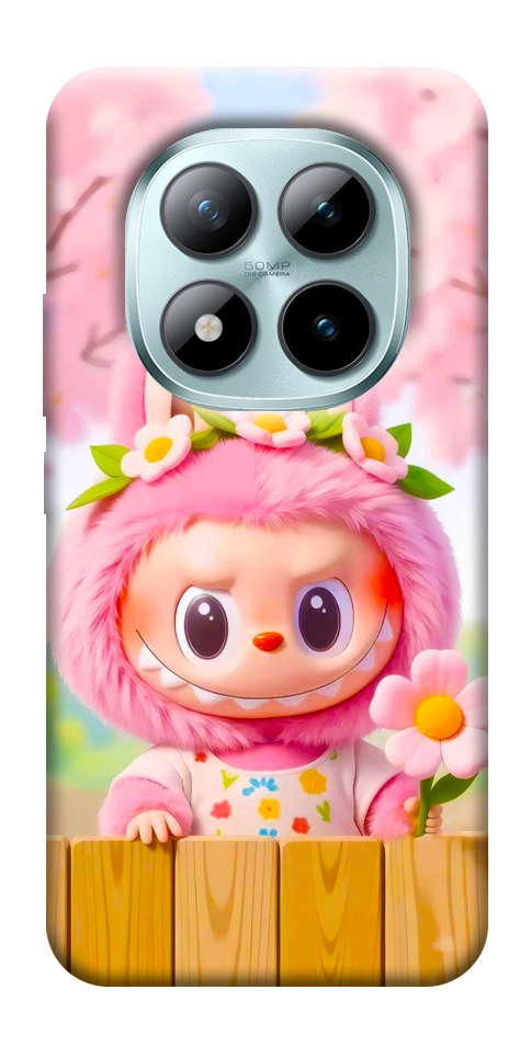 Чехол Labubu flower для Xiaomi Redmi Note 15 Pro 5G