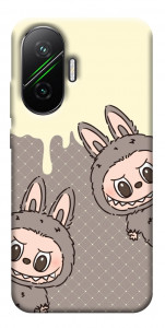 Чехол Labubu twins для Xiaomi Poco F7