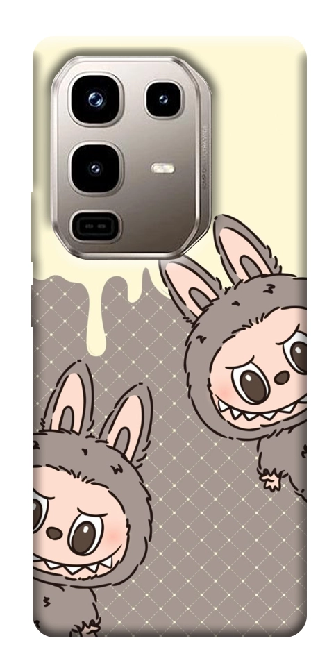 Чехол Labubu twins для Infinix Note 50 Pro 4G