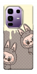 Чехол Labubu twins для Infinix Note 50 Pro+