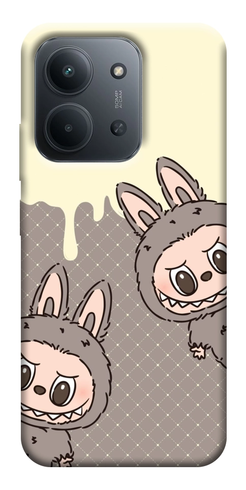 Чехол Labubu twins для Xiaomi Redmi 15C (Europe version)