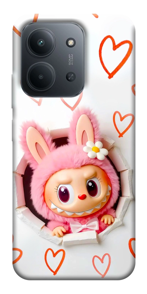 Чехол Labubu paper для Xiaomi Redmi 15C (Europe version)