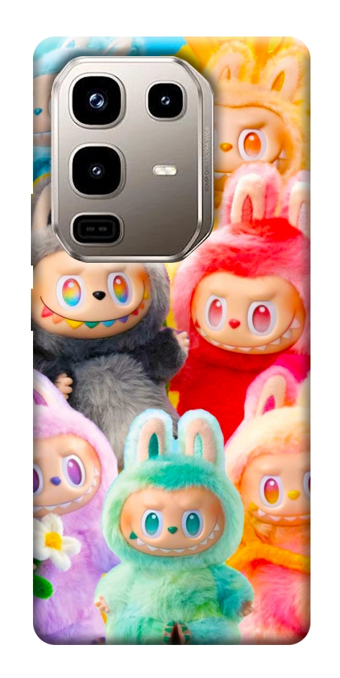 Чехол Rainbow labubu для Infinix Note 50 Pro 4G