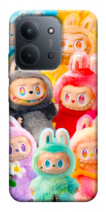 Чехол Rainbow labubu для Xiaomi Redmi 15C (Europe version)