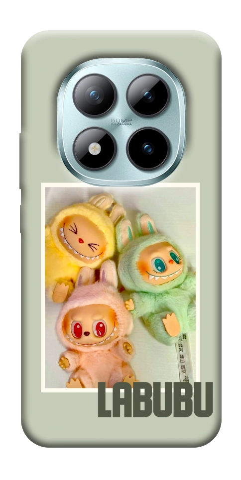 Чехол Trio labubu для Xiaomi Redmi Note 15 Pro+ 5G