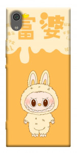 Чехол Yellow labubu для Sony Xperia XA1