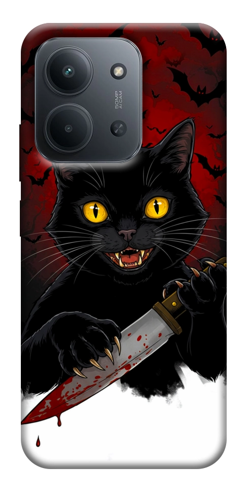 Чехол Horror lucky cat для Xiaomi Redmi 15C (Europe version)