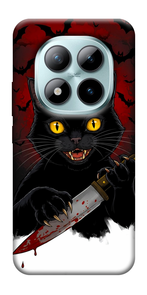 Чехол Horror lucky cat для Xiaomi Redmi Note 15 Pro+ 5G