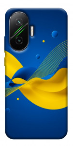 Чехол Жовто-синя гармонія для Xiaomi Poco F7