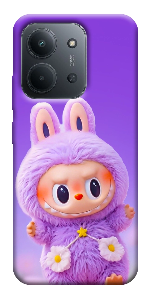 Чехол Labubu purple для Xiaomi Redmi 15C (Europe version)