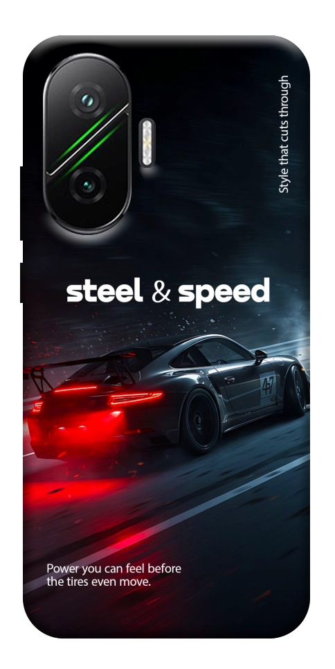 Чехол Black and red care для Xiaomi Poco F7