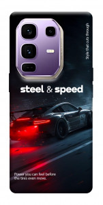 Чехол Black and red care для Infinix Note 50 Pro+