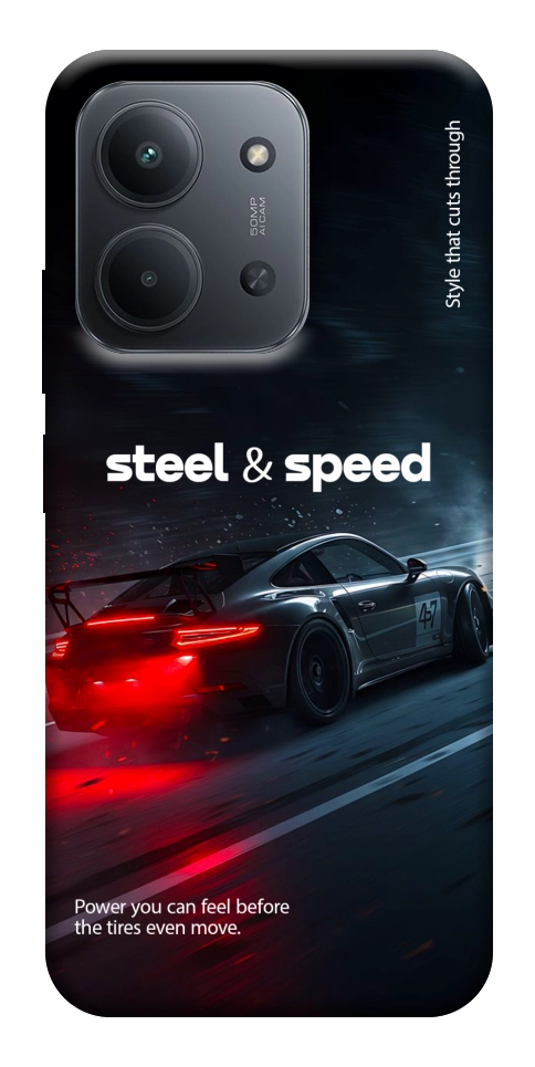 Чехол Black and red care для Xiaomi Redmi 15C (Europe version)