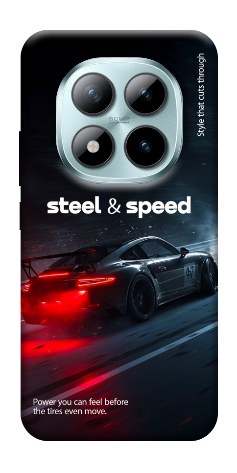 Чехол Black and red care для Xiaomi Redmi Note 15 Pro+ 5G