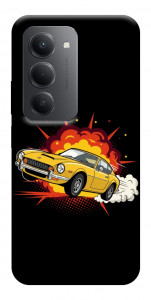 Чохол Retro comics car black для Xiaomi Redmi 15 (Europe version)