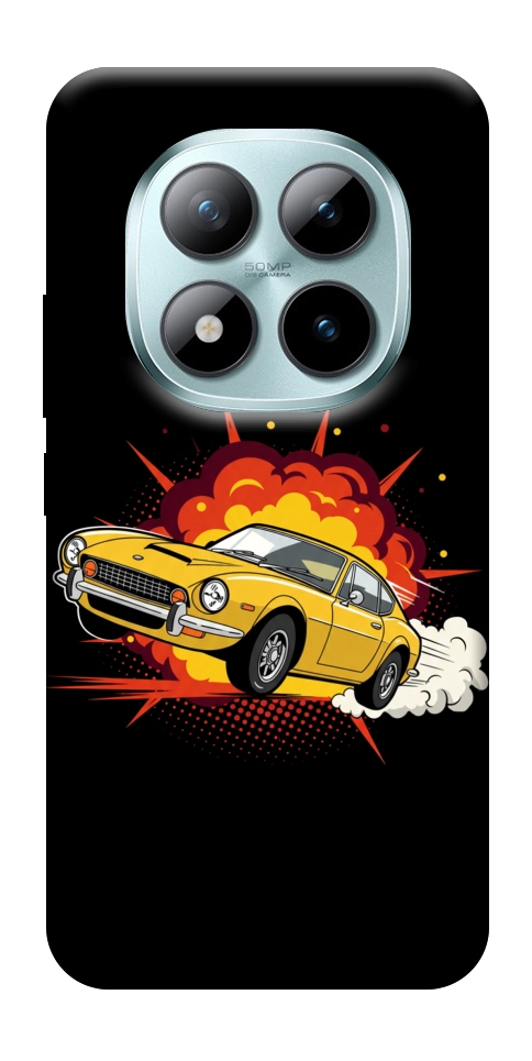 Чехол Retro comics car black для Xiaomi Redmi Note 15 Pro+ 5G