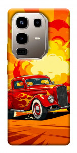 Чехол Retro comics car для Infinix Note 50 Pro 4G