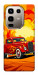 Чехол Retro comics car для Infinix Note 50 Pro 4G