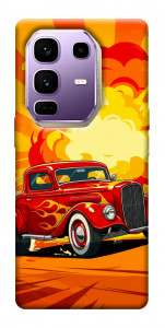 Чехол Retro comics car для Infinix Note 50 Pro+
