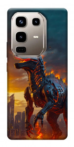 Чехол Fire dino для Infinix Note 50 Pro 4G
