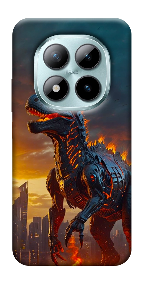 Чехол Fire dino для Xiaomi Redmi Note 15 Pro 5G