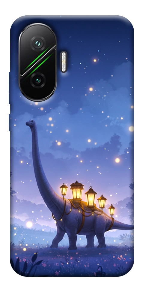 Чехол Lanterns dino для Xiaomi Poco F7