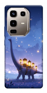 Чехол Lanterns dino для Infinix Note 50 Pro 4G