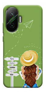 Чехол Travel girl для Xiaomi Poco F7