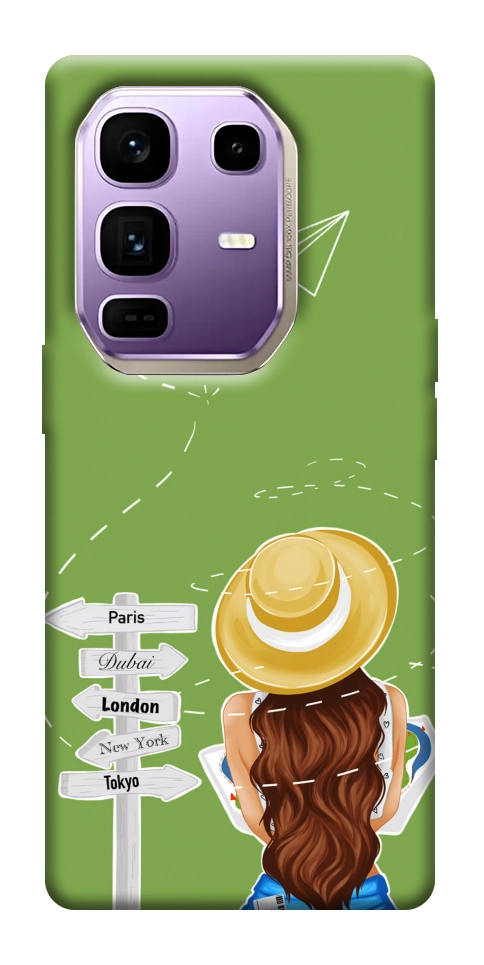Чехол Travel girl для Infinix Note 50 Pro+