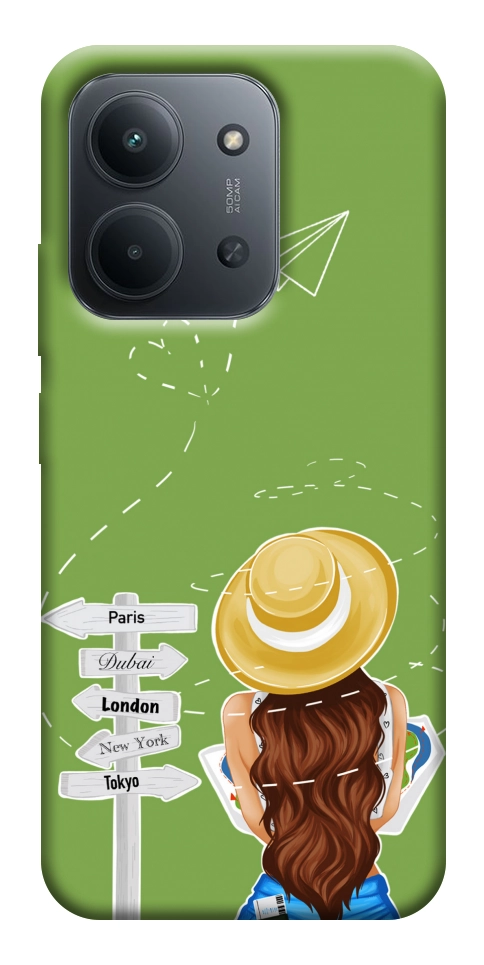 Чехол Travel girl для Xiaomi Redmi 15C (Europe version)