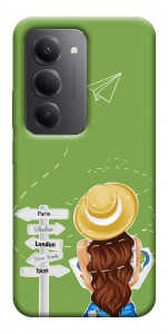 Чохол Travel girl для Xiaomi Redmi 15 (Europe version)
