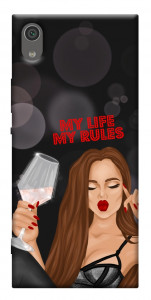 Чехол My life my rules для Sony Xperia XA1