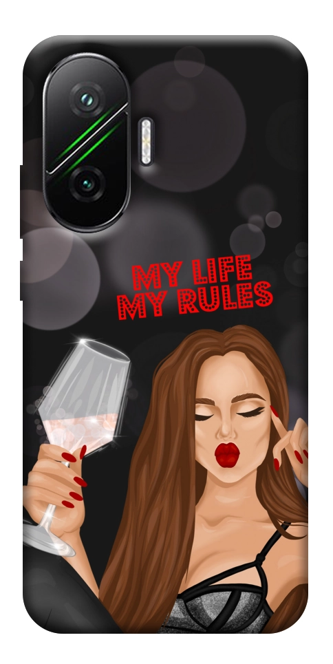 Чехол My life my rules для Xiaomi Poco F7