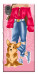 Чехол Girl and corgi для Sony Xperia XA1