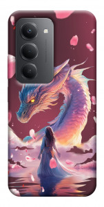 Чохол Girl and dragon для Xiaomi Redmi 15 (Europe version)