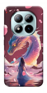Чехол Girl and dragon для Xiaomi Redmi Note 15 Pro+ 5G