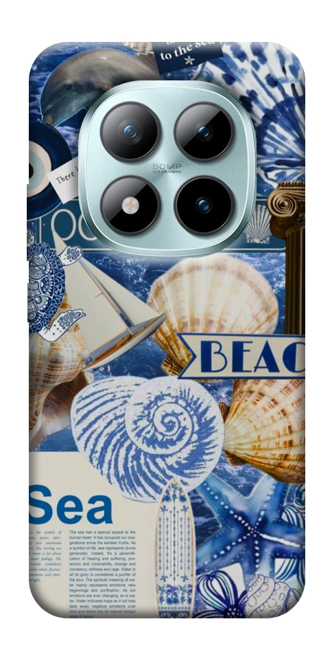 Чехол Морской коллаж для Xiaomi Redmi Note 15 Pro 5G
