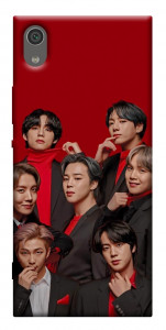 Чехол BTS in red для Sony Xperia XA1