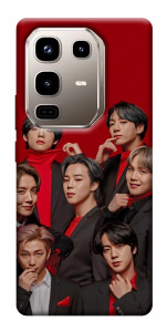 Чехол BTS in red для Infinix Note 50 Pro 4G