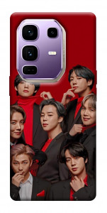 Чехол BTS in red для Infinix Note 50 Pro+