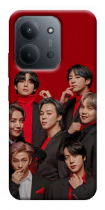 Чехол BTS in red для Xiaomi Redmi 15C (Europe version)