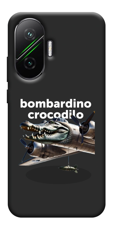 Чехол Bombardino Crocodilo volante для Xiaomi Poco F7