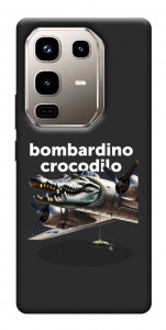 Чехол Bombardino Crocodilo volante для Infinix Note 50 Pro 4G