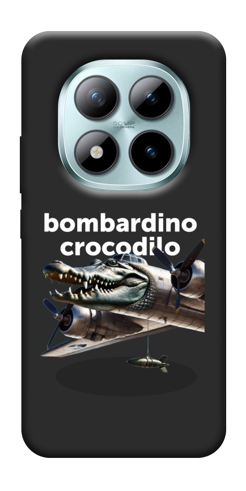 Чехол Bombardino Crocodilo volante для Xiaomi Redmi Note 15 Pro+ 5G