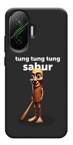 Чехол Tung Tung Tung Sahur Tamburo для Xiaomi Poco F7