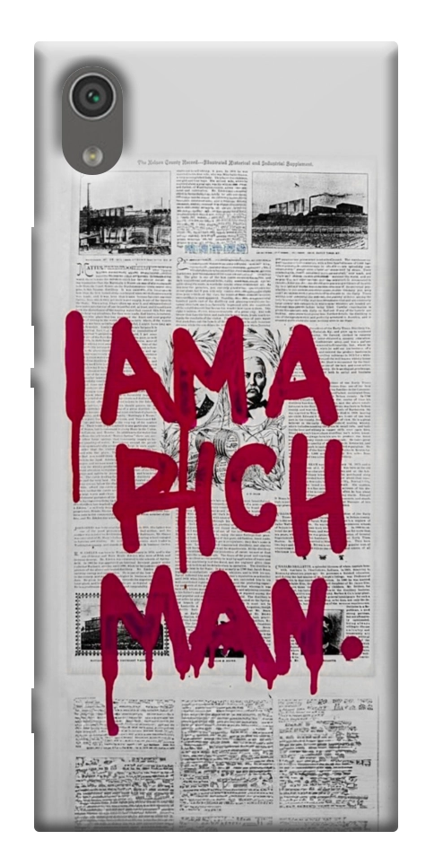 Чехол Mom I am a rich man для Sony Xperia XA1